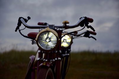 Vintage retro elcykel. www.nystrombike.com